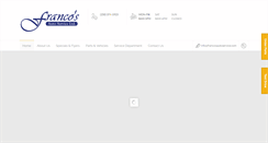 Desktop Screenshot of francosautoservice.com